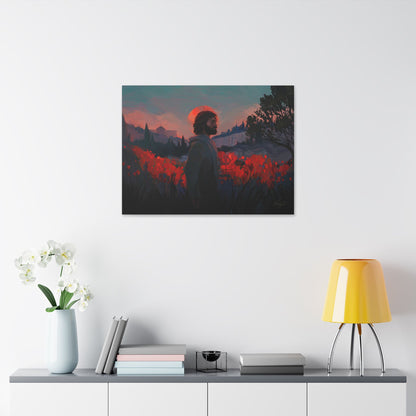 Classic Stretched Canvas, "Though as Scarlet" by Chaz Walgamott