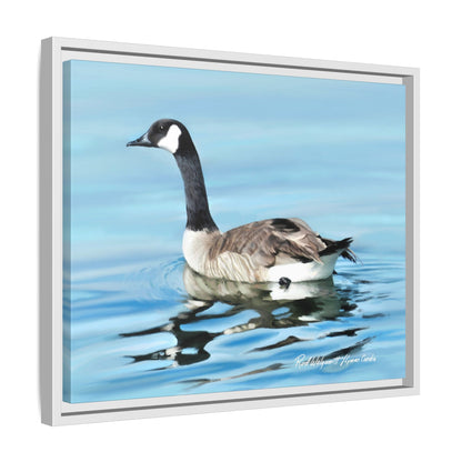Canada Goose- Framed Matte Canvas Print