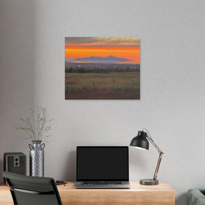Classic Stretched Canvas, Stansbury Island Sunset, by Rod Walgamott