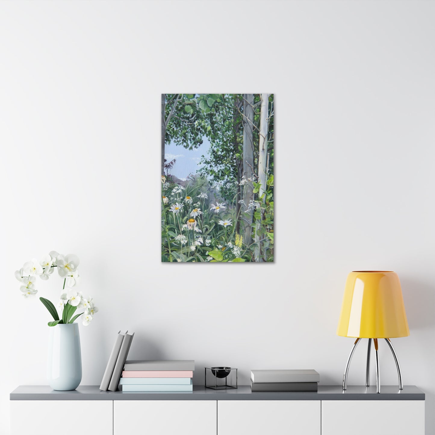 Quakies and Daisies by Jane Autry, Canvas Gallery Wrap