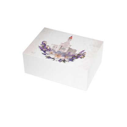 Temple Card Bundle (envelopes not included) Deseret Peak Temple-Floral Wreath