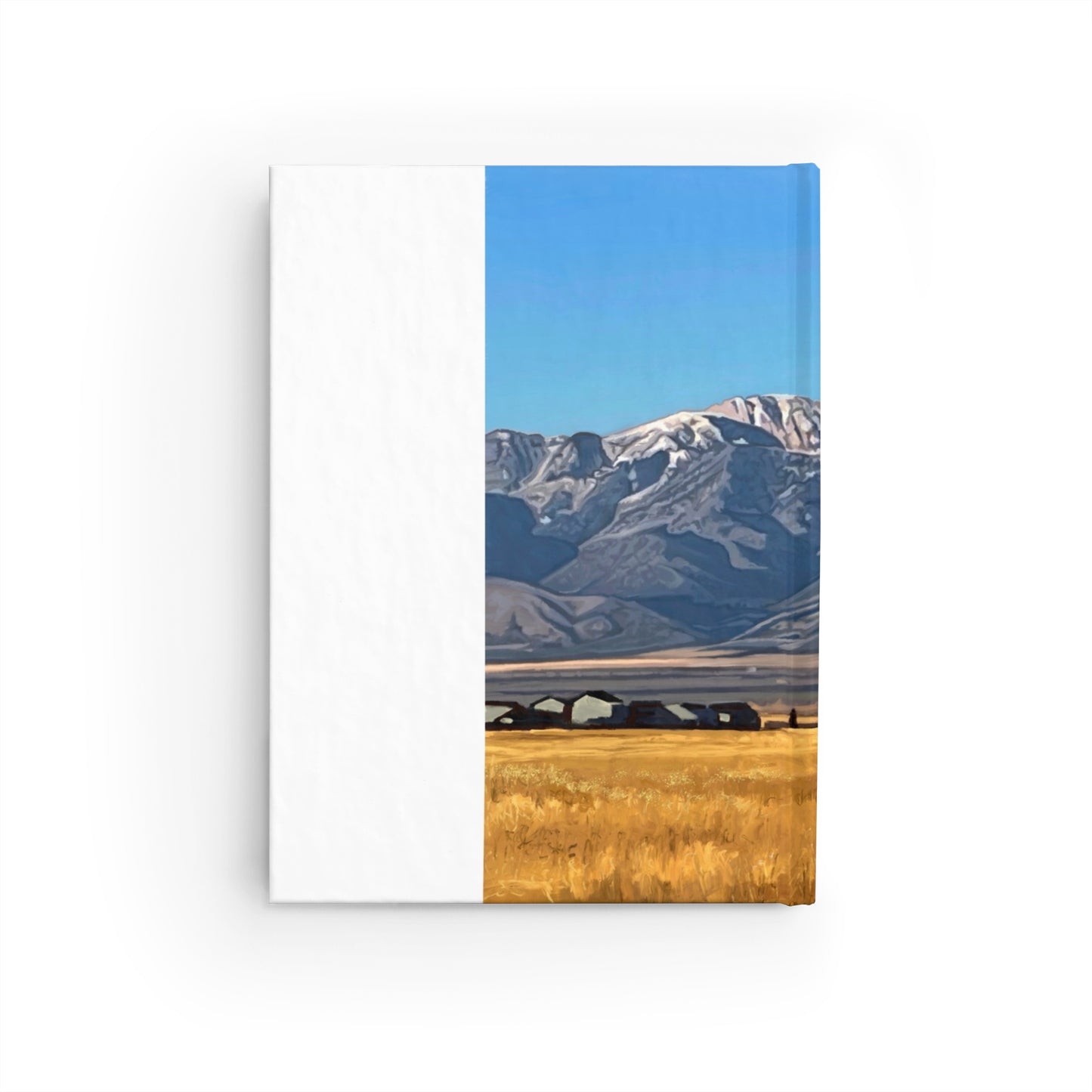 Journal with Ruled Lines, Cover Picture Deseret Peak Temple by Rod Walgamott
