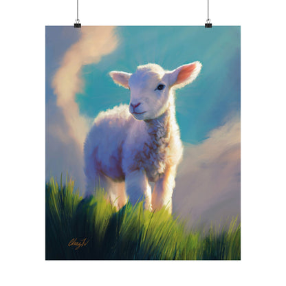 Premium Matte Print, "Without Blemish", by Chaz Walgamott