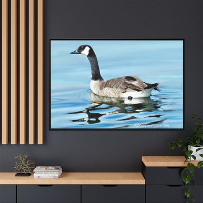 Canada Goose- Framed Matte Canvas Print