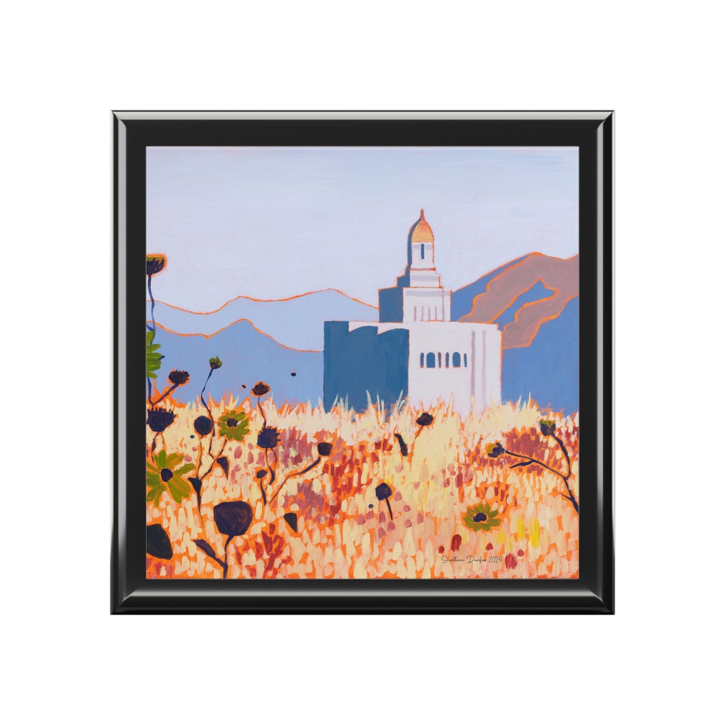Jewelry Box featuring the Deseret Peak Temple, by Shellece Durfee