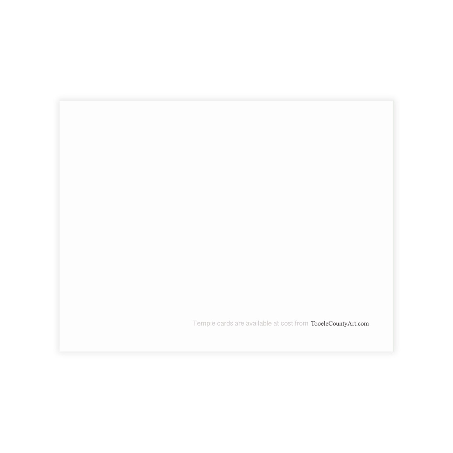 Temple Card Bundle (envelopes not included) Deseret Peak Temple and Deseret Peak